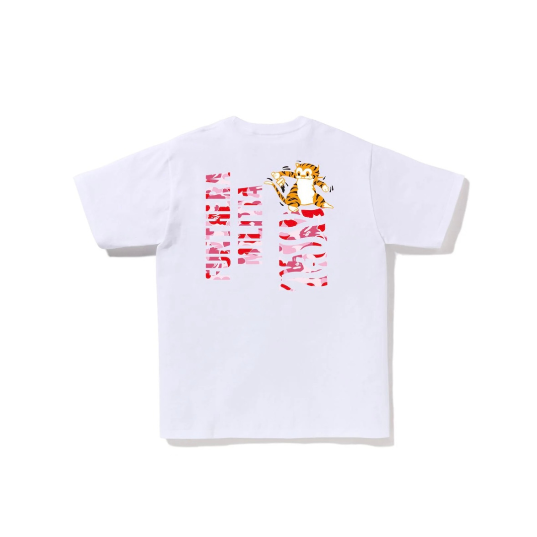 A Bathing Ape ABC Camo Tiger Tee Mens