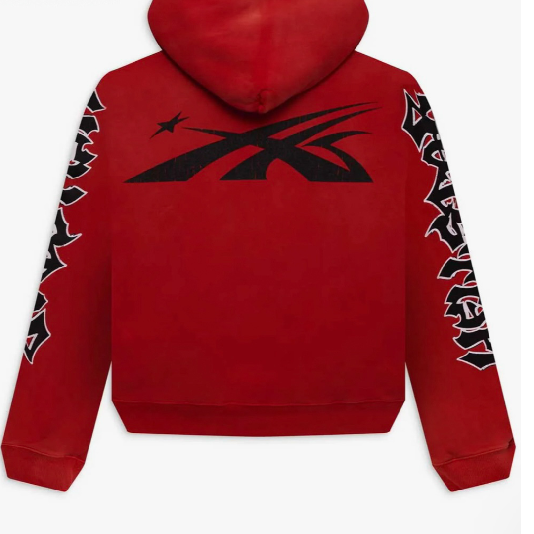 HELLSTAR- Hellstar Halloween Skeleton Airbushed Hoodie Red